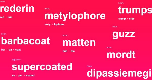 AI Word Generator Crafts Plausible Fake Vocabulary Online